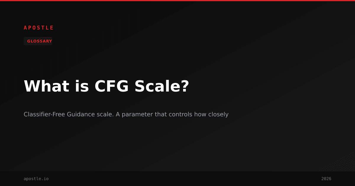 What is CFG Scale? | AI Video Glossary | Apostle