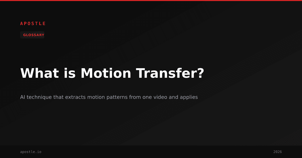 Types Motion Transfer What is Motion Transfer? | AI Video Glossary | Apostle